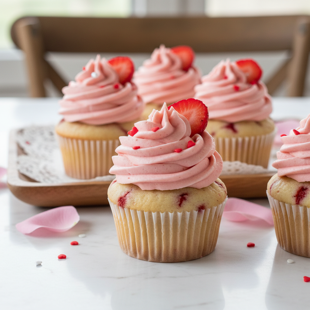 Strawberry Cupcakes