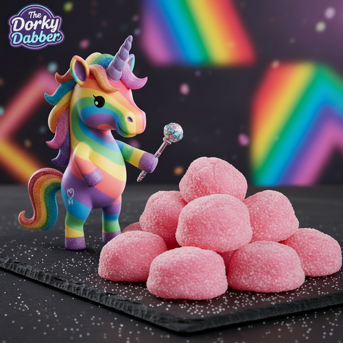 Berry Bliss Puffs strawberry gummies